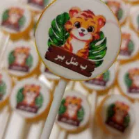 تولید آبنبات چوبی طرح دار