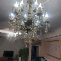 دوعدد لوستر برنجی سالم وتمیز