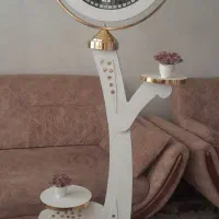 آیینه فدی دوکشویی وساعت ایستاده ست