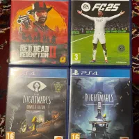 دیسک بازی fc25 و red dead