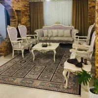 مبل ۷نفره و ناهار خوری هشت نفره ب همراه بوفه|مبلمان خانگی و میز عسلی|ساری, |دیوار