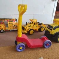چرثقیل وبلدوزر  نو|اسباب‌بازی بچه|شیراز, کوی زهرا|دیوار