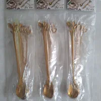قاشق شربت خوری طرح برگ