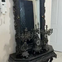 میز کنسول آینه شمعدان