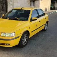 سمند تاکسی ef7 مدل ۹۴ بدون رنگ درجه ۱ خط تهران
