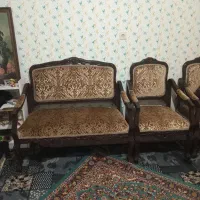 مبل زیبای کلاسیک باپارچه مخمل زیبا|مبلمان خانگی و میز عسلی|ساری, |دیوار