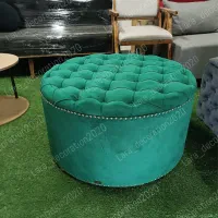 پاف گرد لمسه ،جلو مبلی (تخت نیمکت شزلون ،کاناپه)