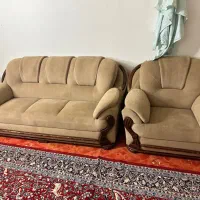 مبل راحتی پنج نفره بدون استفاده