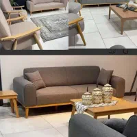 مبل راحتی  نسیم  با پایه های مقاوم و کلاف چوب