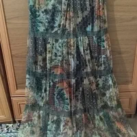 دامن چین دار حریر