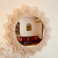 ایینه مکرومه بافی