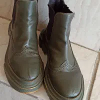 کفش نیم بوت چرم زنانه|کیف، کفش، کمربند|کرمان, |دیوار