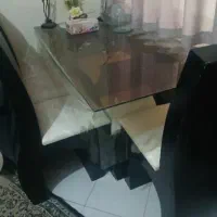 میز ناهار خوری۴نفره ترک چوب گردو .درحدآکبند|میز و صندلی غذاخوری|تهران, فلاح|دیوار