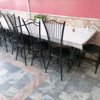 میز صندلی جنس آلی