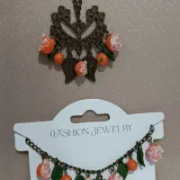 ست زیورآلات یلدایی (گوشواره، گردنبند، دستبند)|بدلیجات|اسلام‌شهر, شهرک قائمیه|دیوار