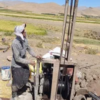 دستگاه حفاری دستگاه برقی و تراکتوری