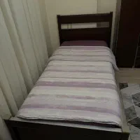 تخت‌ خواب یک نفره همراه با تشک|تخت و سرویس خواب|تهران, سازمان برنامه شمالی|دیوار