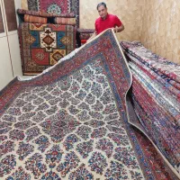 فرش ۱۲متری ساروق گل آمریکایی مناسب سرمایه گذاری|فرش|تهران, بازار|دیوار