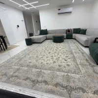 فرش /۱۲متری/برندقیطران/خیلی شیک /خاکستری سبز