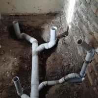 لوله کش آب وفاضلاب کلی و جزئی ونصب شیرآلات
