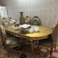 مبلمان سلطنتی بامیز ناهارخوری|مبلمان خانگی و میز عسلی|قم, هنرستان|دیوار