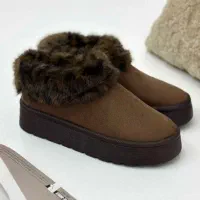 نیم بوت خز دار آنلاین شاپ ساحل