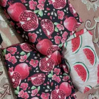 پارچه هندوانه‌ای و اناری|لباس|زیرآب, |دیوار