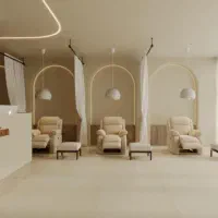 طراحی  دکوراسیون داخلی سالن زیبایی و تجاری