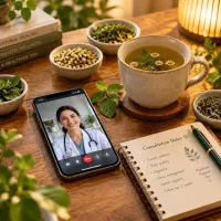 فعالیت آنلاین  در حوزه طب سنتی
