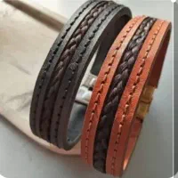 ساخت دستبند چرمی با موی یار