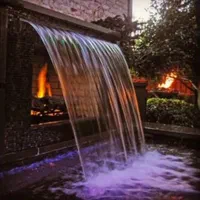 نازل فواره استیل آبنما پرده آب بارانی دیواری کرتین|مصالح و تجهیزات ساختمان|یزد, |دیوار