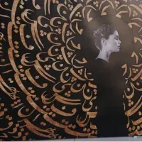 تابلو پوستر روی بوم ابعاد ۱۰۰ در ۷۰