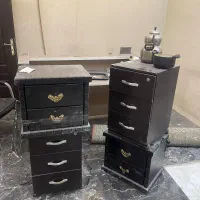 میز سه کشو و دو کشو سالم