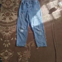 شلوار لی مام دخترانه ۹تا۱۱سال