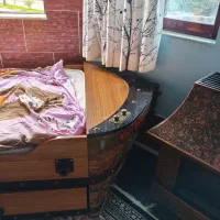 تخت مدل کشتی اپادانا|تخت و سرویس خواب|نور, |دیوار