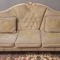 مبل استیل۷ نفره ترکیه ای کلاسیک با میز وسط و عسلی