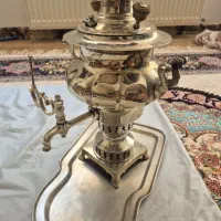 سماور زغالی|کلکسیون اشیاء عتیقه|شهرکرد, |دیوار