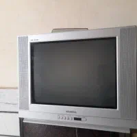 تلویزیون رنگی ۲۱ اینچ بزرگ و ۱۴ اینچ کوچک|تلویزیون و پروژکتور|جویبار, |دیوار