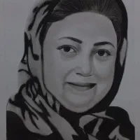 نقاشی پرتره سیاه قلم مناسب هدیه|تابلو، نقاشی، عکس|اندیشه, اندیشه فاز ۳|دیوار