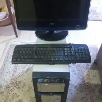 مانیتور سالم کامپیوتر،کیس بدون رم کیبورد،تواففی