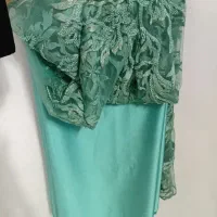 پارچه گیپور کامل سنگدوزی شده