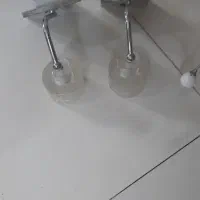 دوتا لوستر پایه دیواری و یک لوستر سقفی کریستال|لوستر و چراغ آویز|مشهد, نوید|دیوار