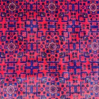 فرش دستباف 6متری تمام کرک بخارایی لاکی|فرش|مشهد, فلسطین|دیوار