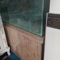 آکواریوم شیشه خم شیشه ده میل  در حد خیلی خیلی نو