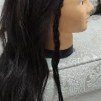 کله مانکن مو طبیعی و کلاه گیس
