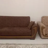 مبل تخت خواب شو باکس دار ۱۰ نفره نو سالم دارای میز