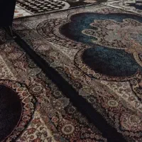 دو عدد فرش ۹ متری سورمه ای ،آبی فقط معاوضه