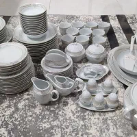 سرویس چینی ۱۸ نفره|ظروف سرو و پذیرایی|کهریزک, |دیوار