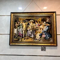 تابلو فرش دستباف تولد نوزاد