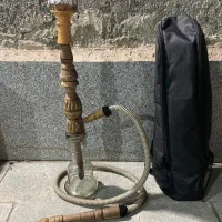 قلیون پایه چوب(به همراه کیف)